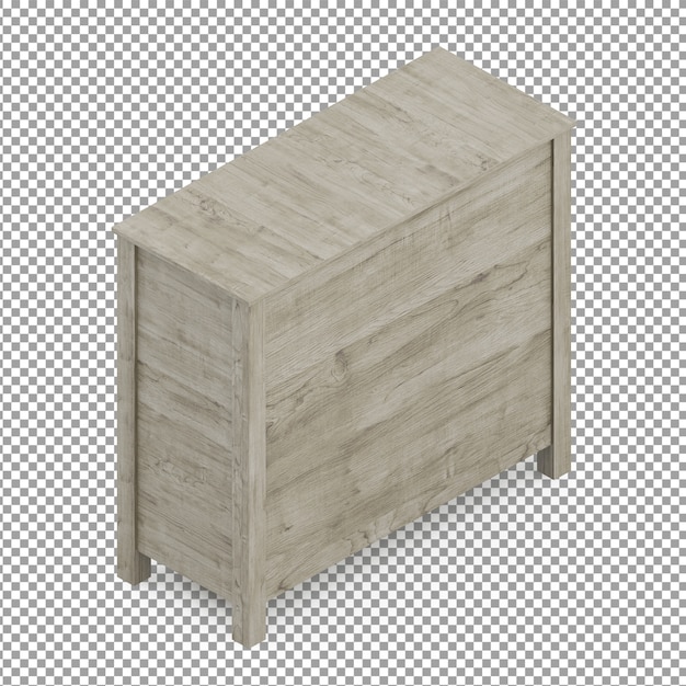 PSD isometric drawer