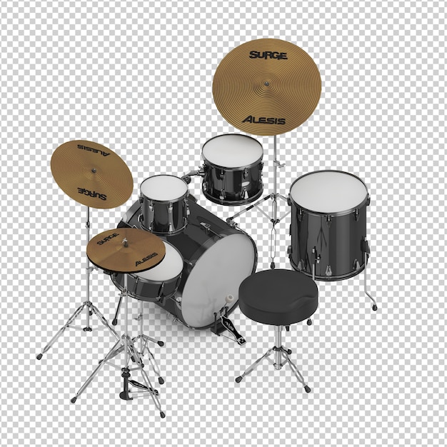 Isometric  Drum Kit