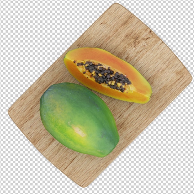 PSD isometric fruit