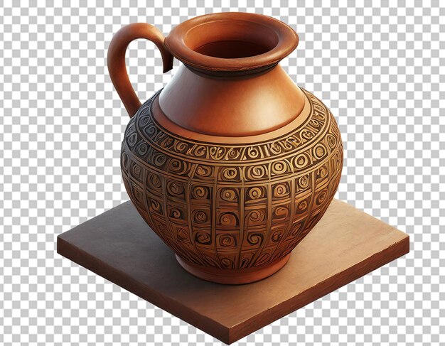 Isometric jug 3d render