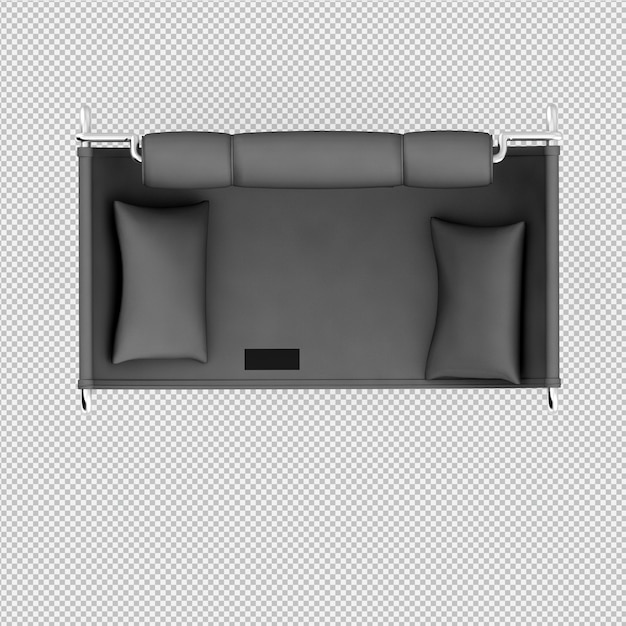 Isometric kanapa 3D odpłacają się