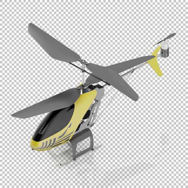 Isometric kid helicopter