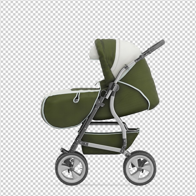 Isometric kid stroller