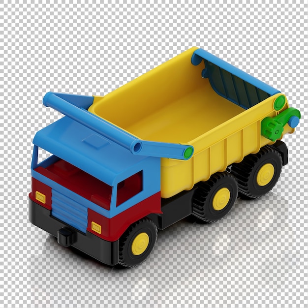 PSD Изометрический грузовик для малышей