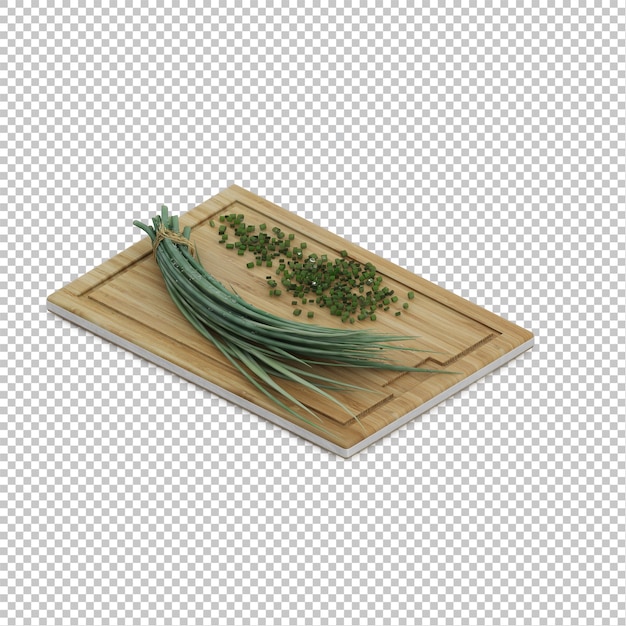 Isometric kitchen herbs