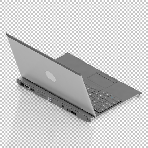 Isometric laptop