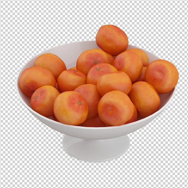 Isometric mandarins