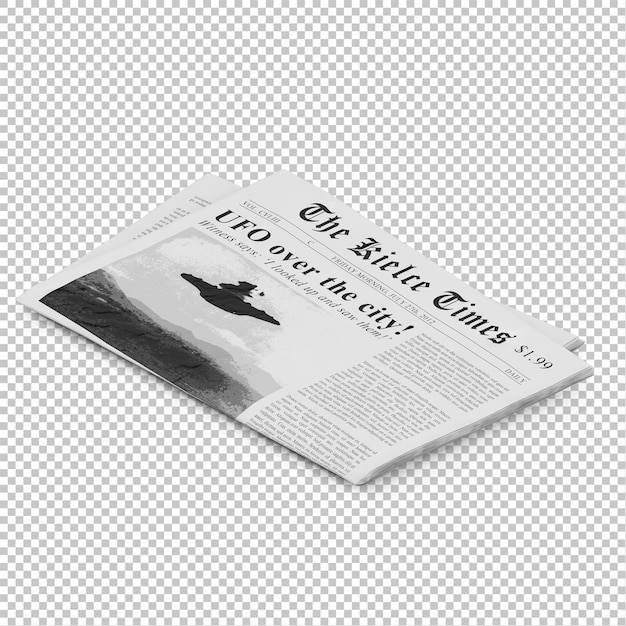 Isometric newspaper