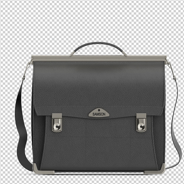 PSD isometric office bag