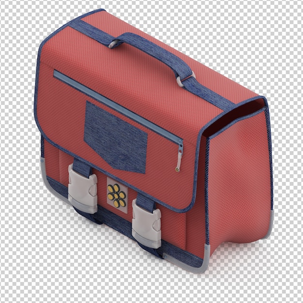 PSD isometric office bag