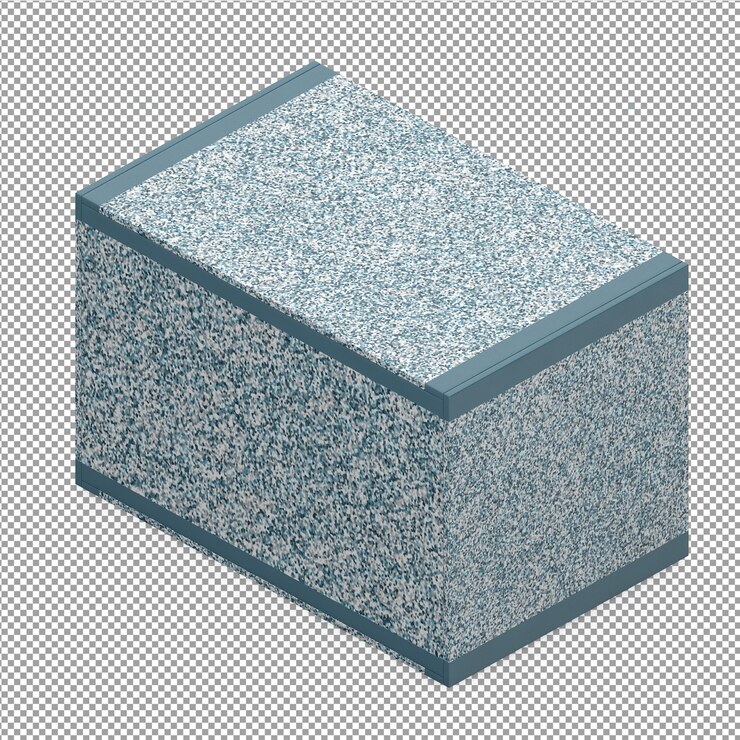PSD isometric office equipment 3d render