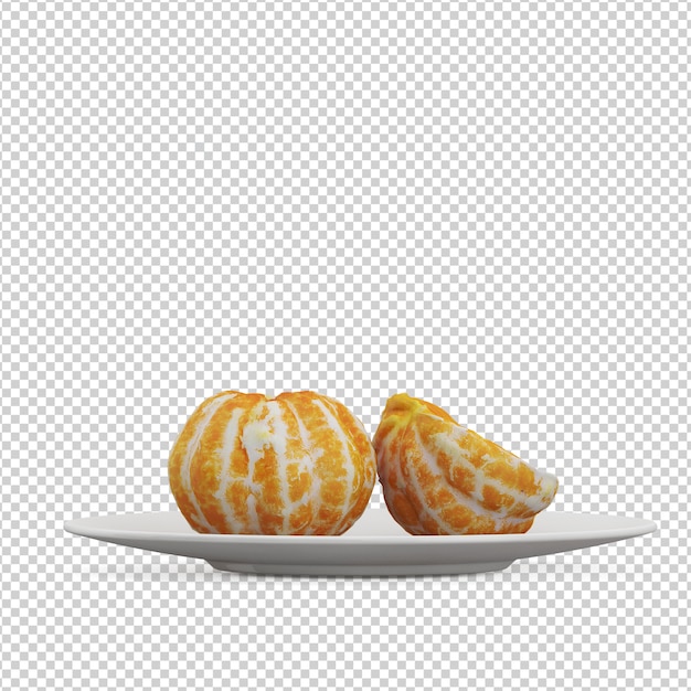 PSD isometric oranges