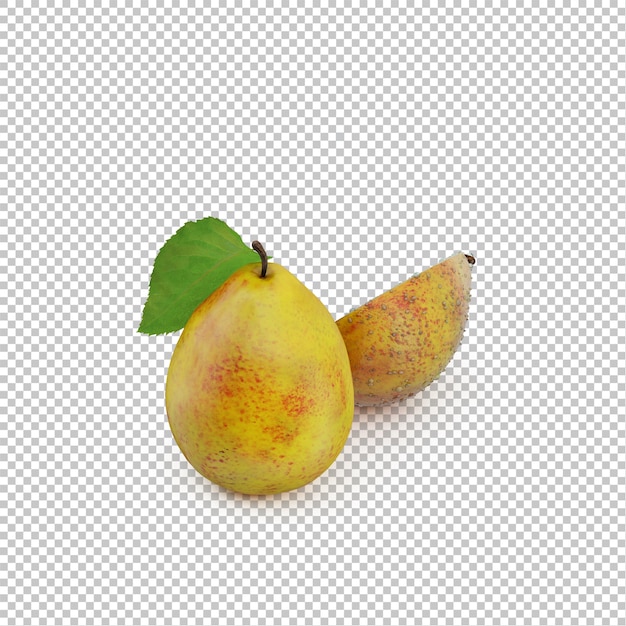 PSD isometric pears