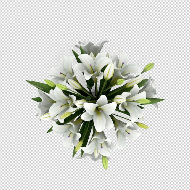 아이소 메트릭 공장 3d 렌더링