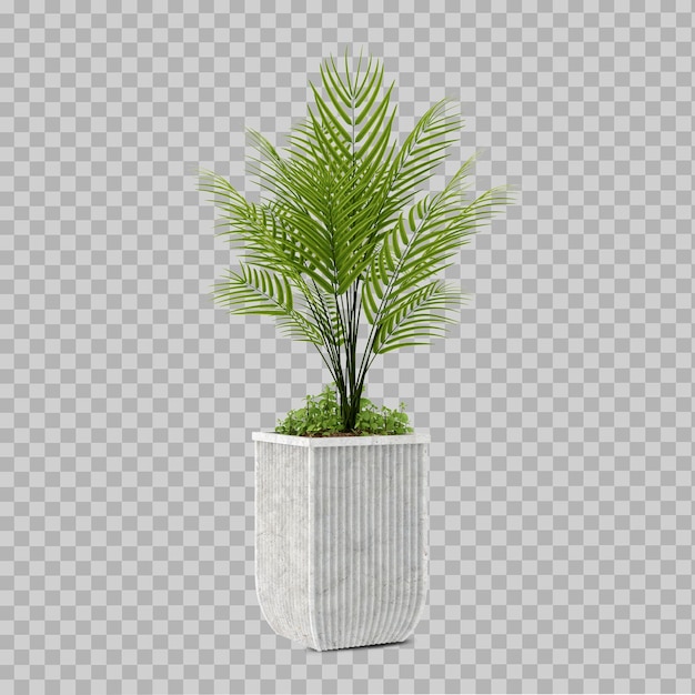 3 dレンダリングでの等尺性植物