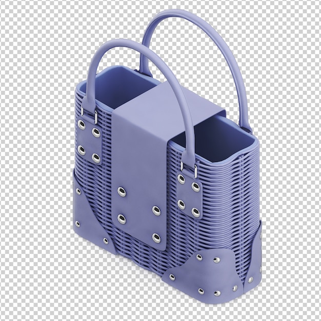 Isometric purse