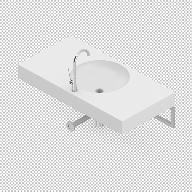 Isometric sink