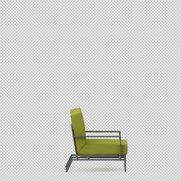 Isometric Sofa 3d Render