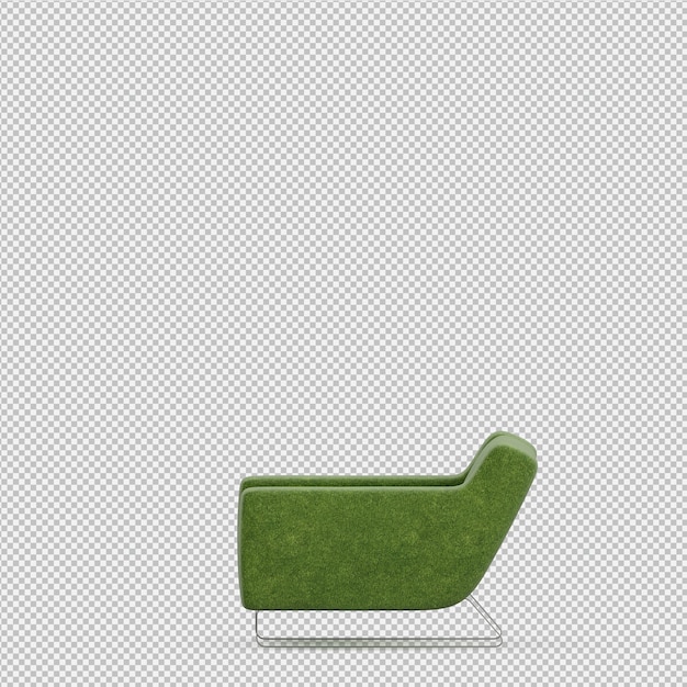 Isometric Sofa 3d Render