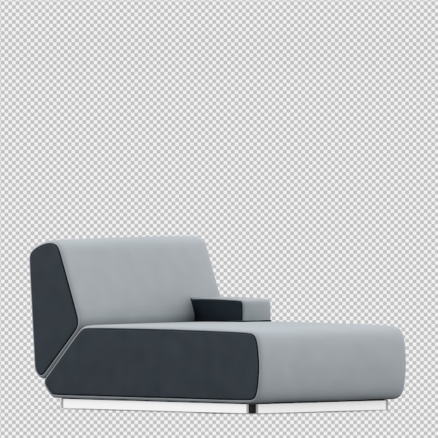 Isometric Sofa 3d Render