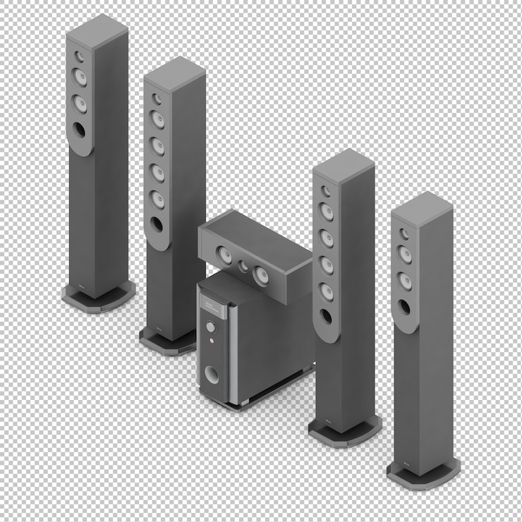 PSD isometric speakers