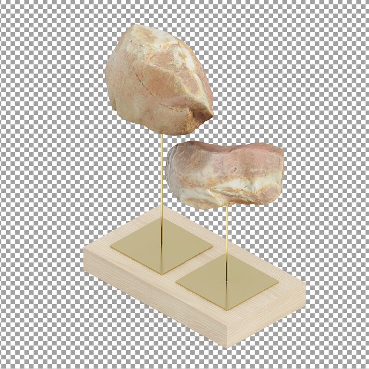 PSD isometric stones decoration