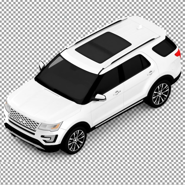 PSD isometric suv