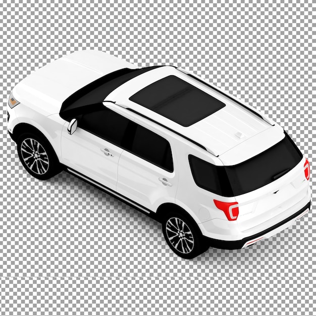 PSD isometric suv