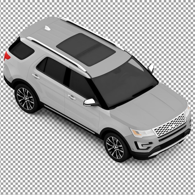 PSD isometric suv