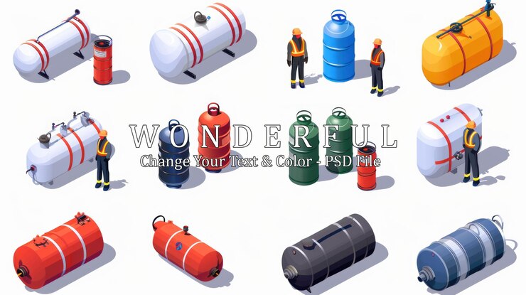 PSD isometric tank set