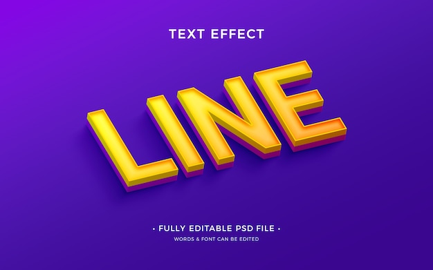 PSD isometric text effect