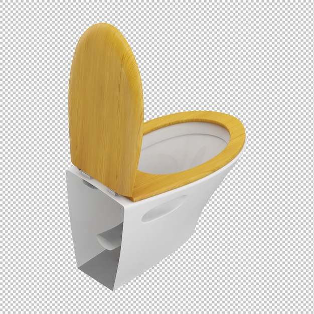 Isometric toilet