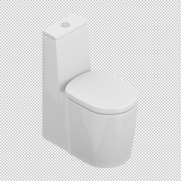 Isometric toilet