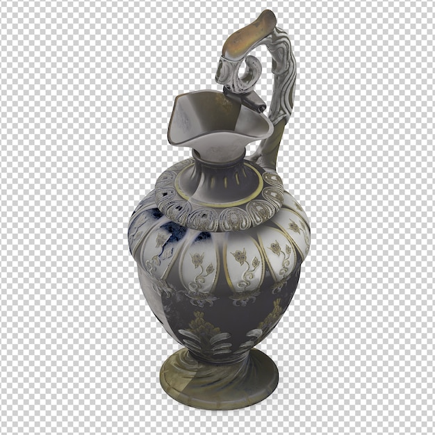 isometric vase