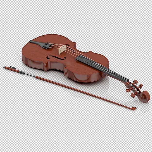 PSD isometric violin