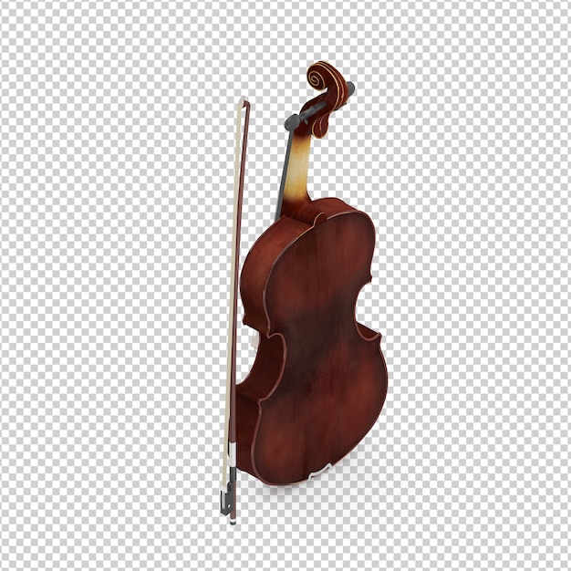 PSD isometric violin