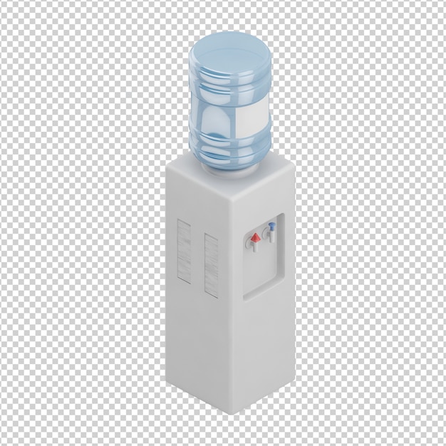 Isometric water dispenser