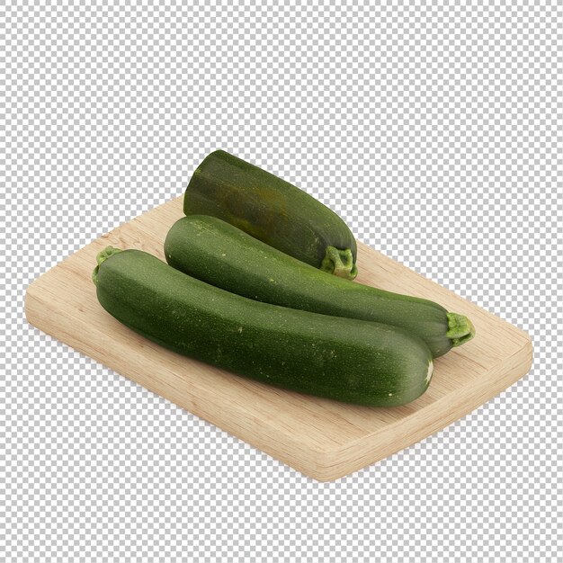 Isometric zucchini