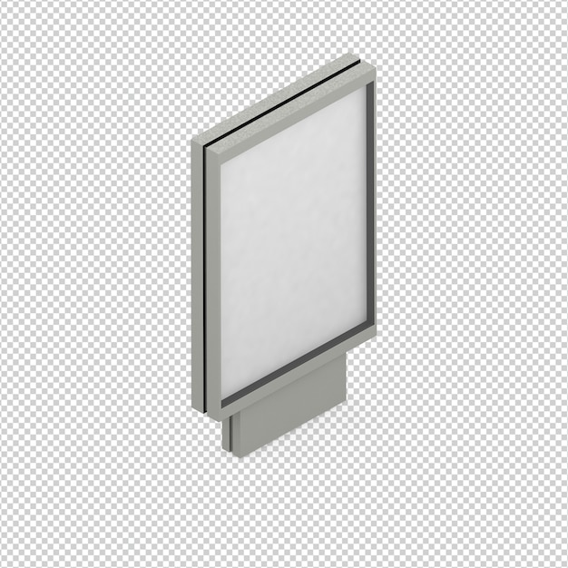 Isometrische Billboard 3D-rendering