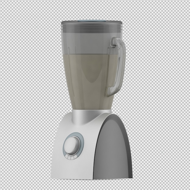 PSD isometrische blender 3d render