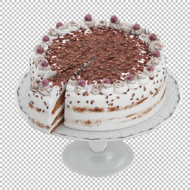 PSD isometrische cake