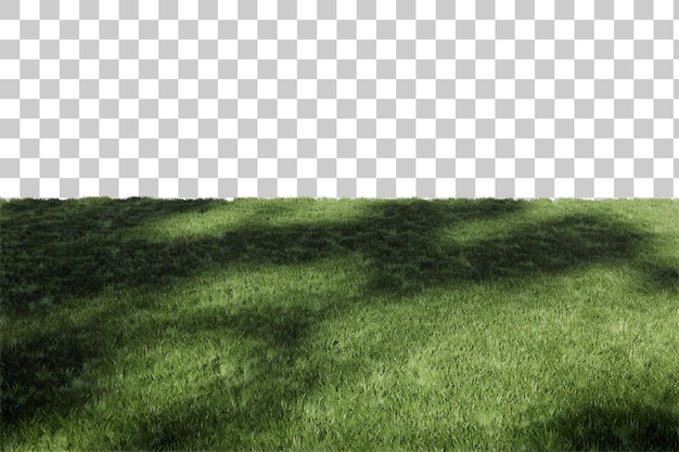 PSD isometrische graslandschap scène 3d-rendering