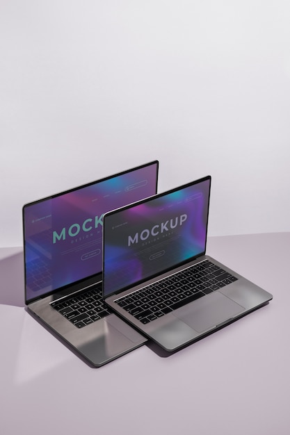 PSD isometrische laptop mockup