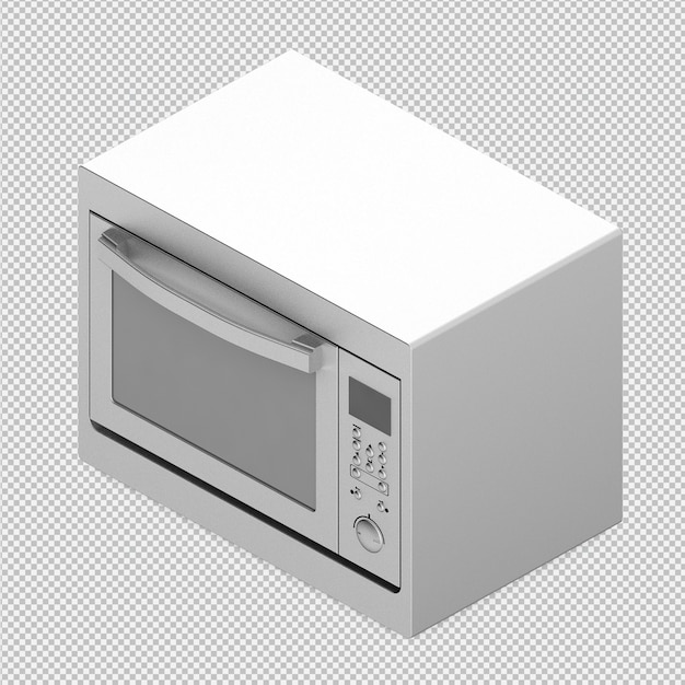 PSD isometrische magnetron 3d render