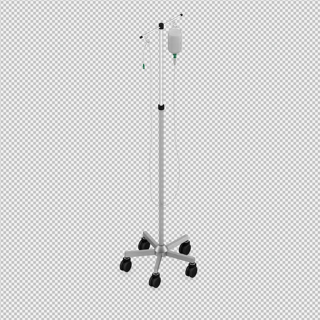 Isometrische medische 3d-apparatuur renderen