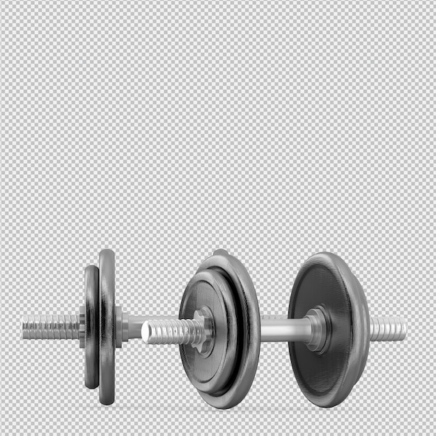 Isometrische sport en fitnessapparatuur 3D render