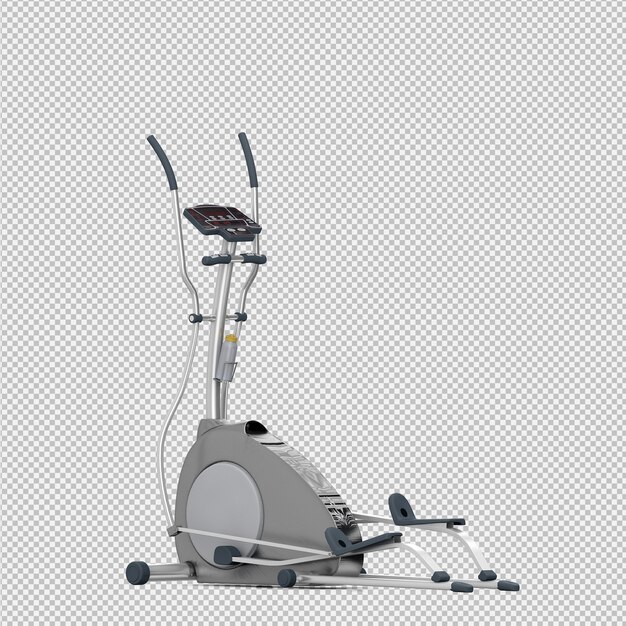 Isometrische sport en fitnessapparatuur 3d render