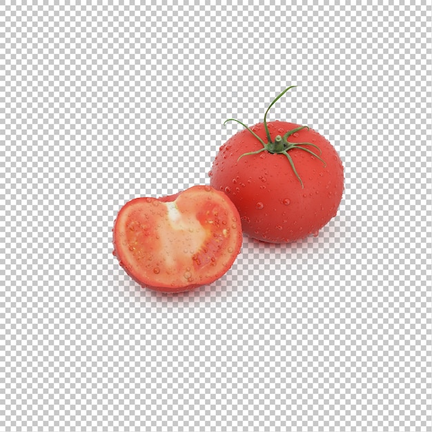 Isometrische tomaten