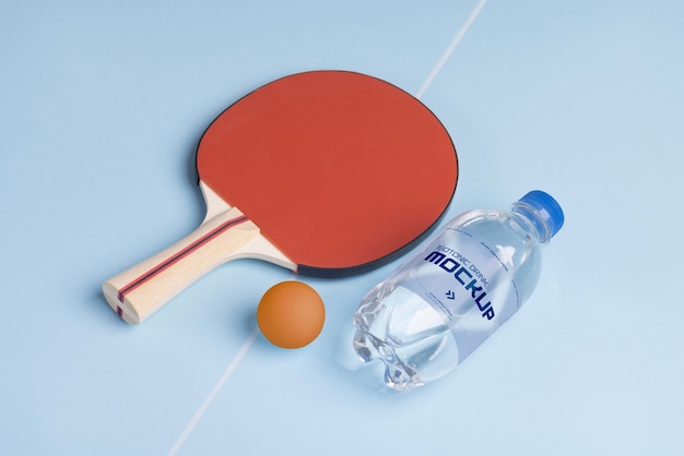 PSD isotone drank met pingpongpeddel