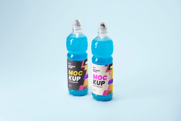 Isotonic drink mockup